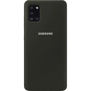 Чехол Silicone Case Full Protective Black для Samsung Galaxy A31 SM-A315