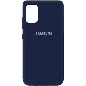 Цвет: Синий - Чехол Silicone Case Full Protective Midnight Blue для Samsung Galaxy A31 SM-A315
