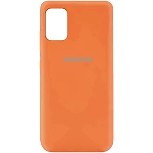 Цвет: Оранжевый - Чехол Silicone Case Full Protective Orange для Samsung Galaxy A31 SM-A315