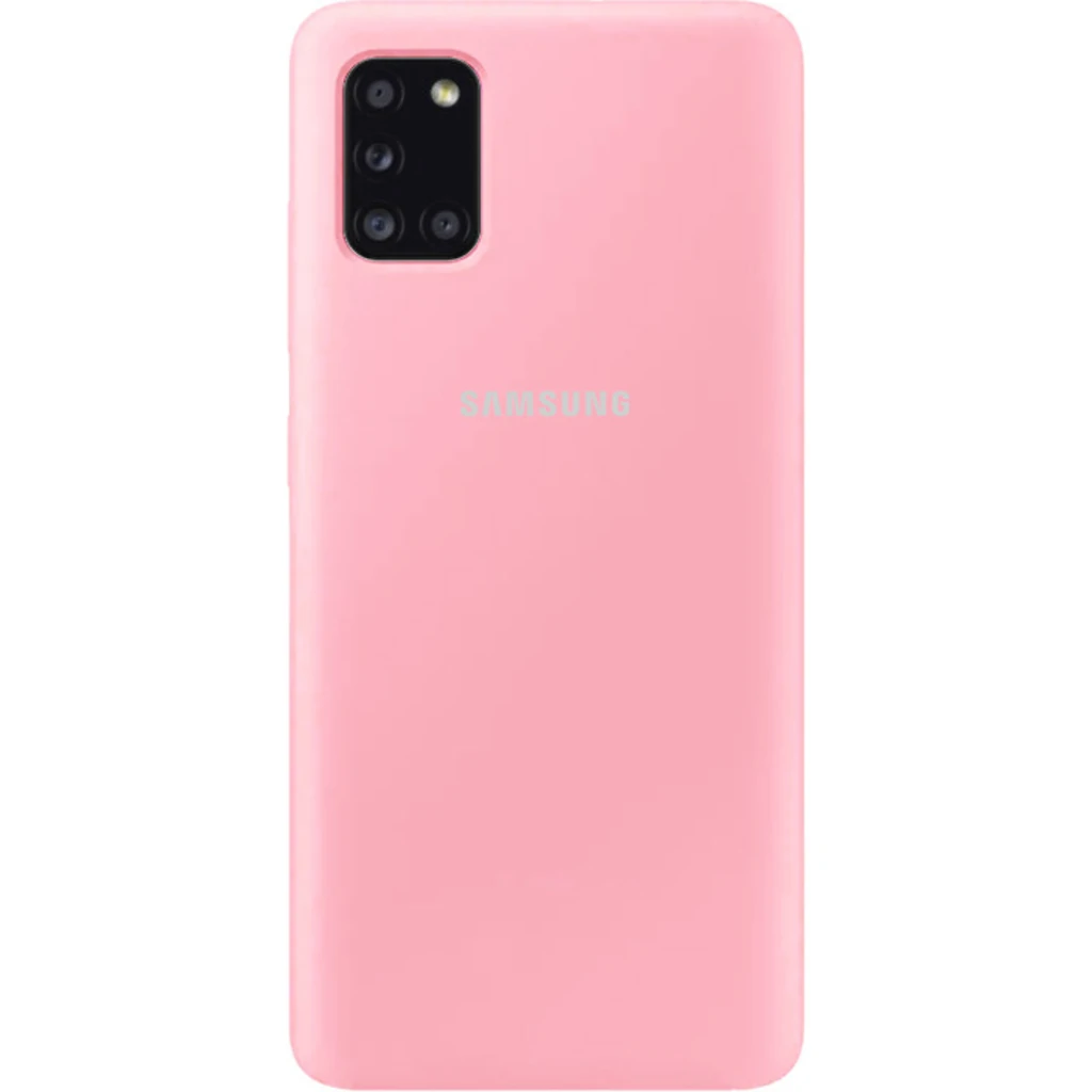Чехол Silicone Case Full Protective Pink для Samsung Galaxy A31 SM-A315