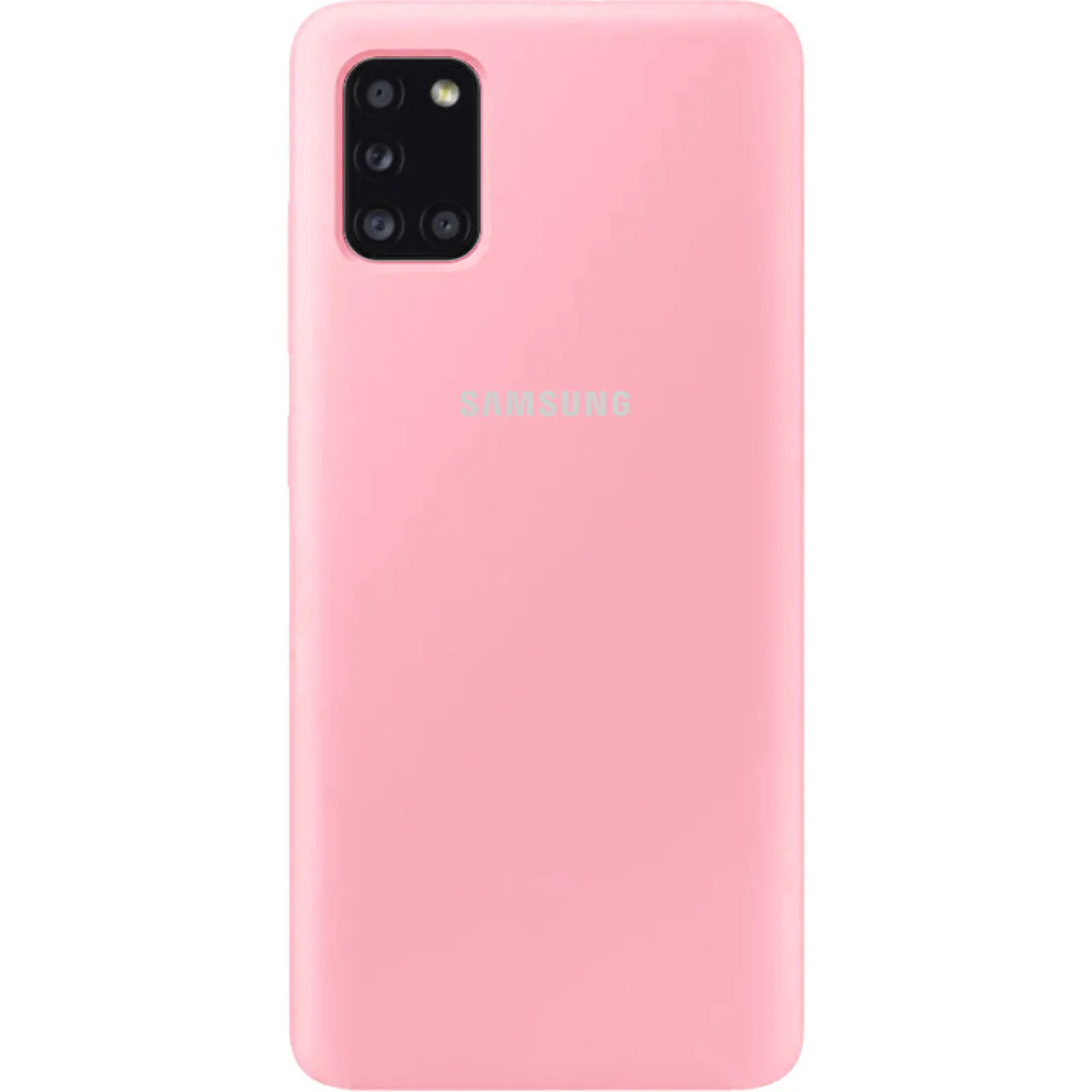 Чехол Silicone Case Full Protective Pink для Samsung Galaxy A31 SM-A315