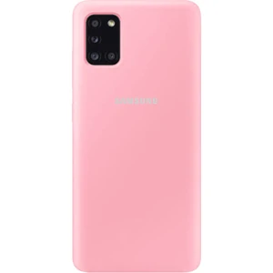 Цвет: Розовый - Чехол Silicone Case Full Protective Pink для Samsung Galaxy A31 SM-A315