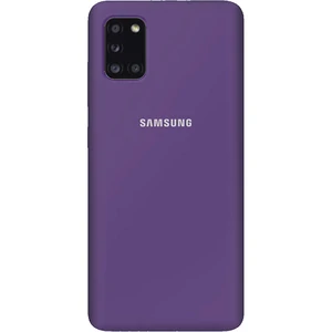 Цвет: Фиолетовый - Чехол Silicone Case Full Protective Purple для Samsung Galaxy A31 SM-A315
