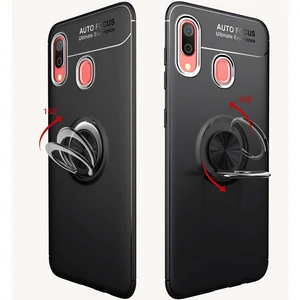 Чохол TPU Deen ColorRing Case Black Black для Samsung Galaxy A40 SM-A405