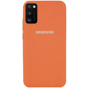 Цвет: Оранжевый - Чехол Silicone Case Full Protective Apricot для Samsung Galaxy A41 SM-A415