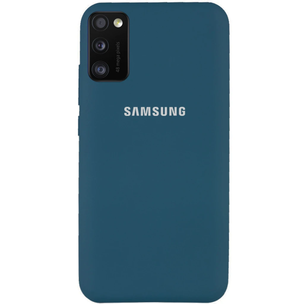 Чехол Silicone Case Full Protective Cosmos Blue для Samsung Galaxy A41 SM-A415