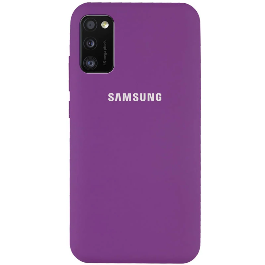 Чехол Silicone Case Full Protective Grape для Samsung Galaxy A41 SM-A415
