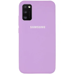 Цвет: Лиловый - Чехол Silicone Case Full Protective Lilac для Samsung Galaxy A41 SM-A415
