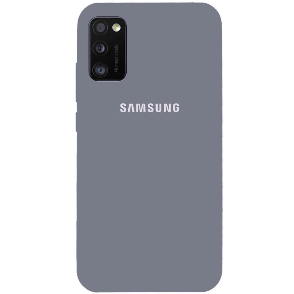 Чехол Silicone Case Full Protective Lavender Grey для Samsung Galaxy A41 SM-A415