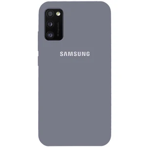 Цвет: Серый - Чехол Silicone Case Full Protective Lavender Grey для Samsung Galaxy A41 SM-A415