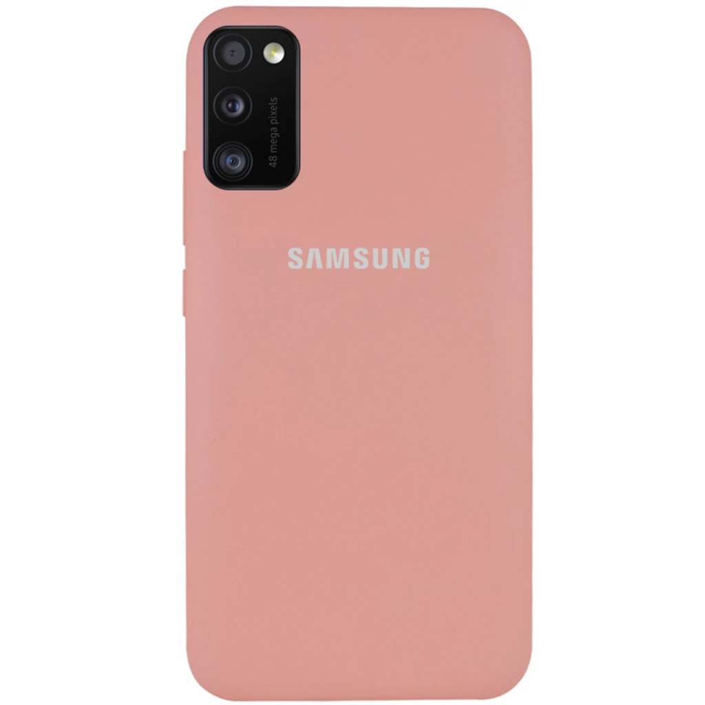 Чохол Silicone Case Full Protective Peach для Samsung Galaxy A41 SM-A415