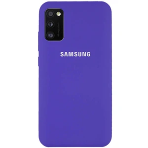 Чехол Silicone Case Full Protective Purple для Samsung Galaxy A41 SM-A415