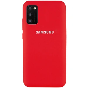 Цвет: Красный - Чехол Silicone Case Full Protective Red для Samsung Galaxy A41 SM-A415