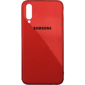 Чохол Samsung Galaxy A70 2019 SM-A705 Silicone Glass Case Red