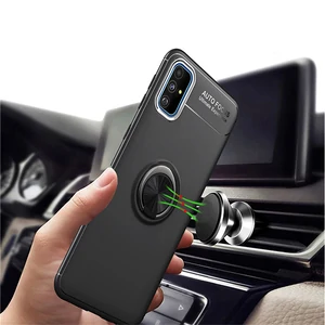 Чохол TPU Deen ColorRing Case Black Red для Samsung Galaxy A21s SM-A217