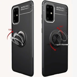 Чохол TPU Deen ColorRing Case Black Red для Samsung Galaxy A21s SM-A217