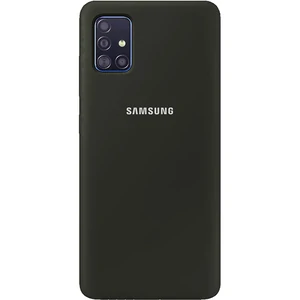 Чехол Silicone Case Full Protective Black для Samsung Galaxy A51 SM-A515