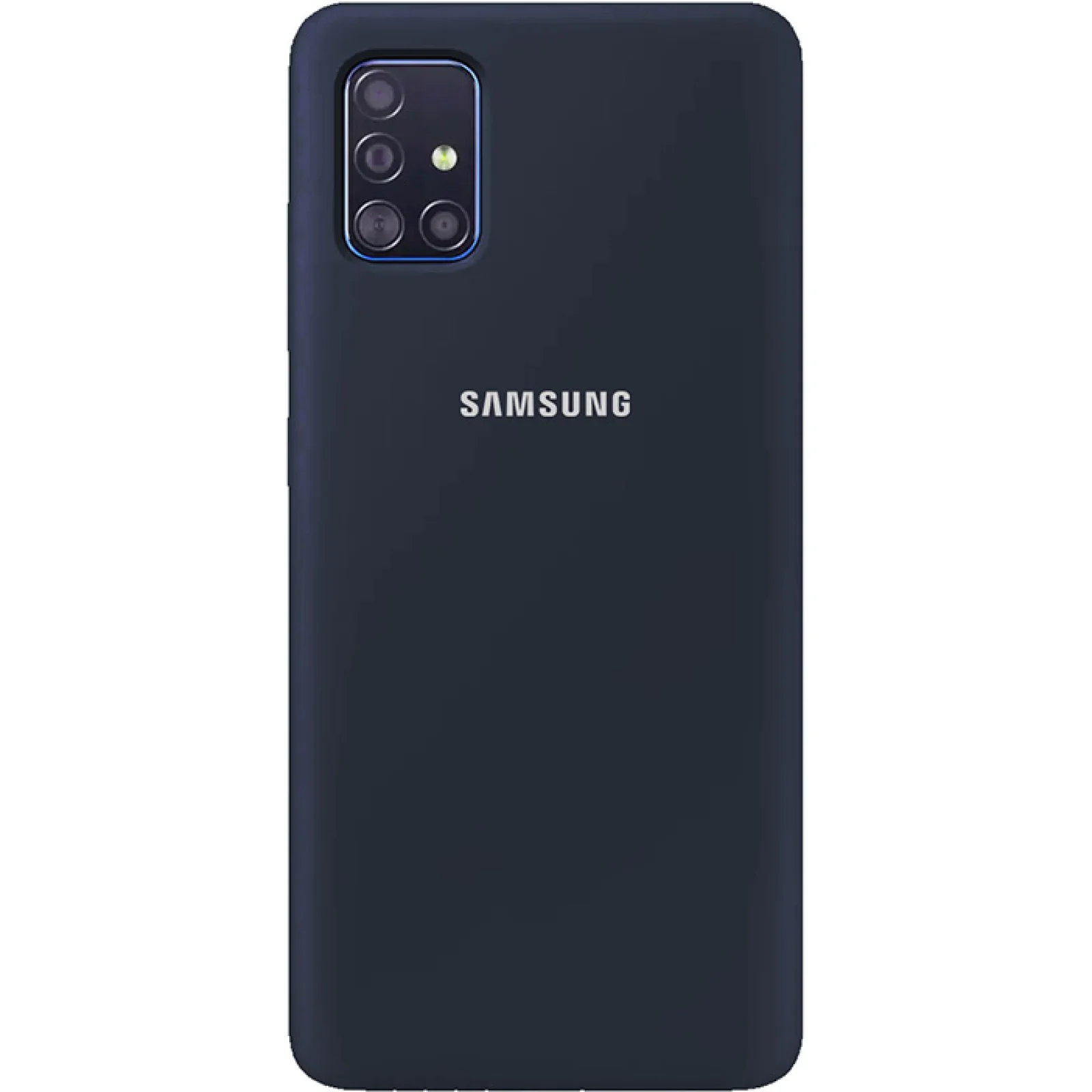 Чехол Silicone Case Full Protective Dark Blue для Samsung Galaxy A51 SM-A515