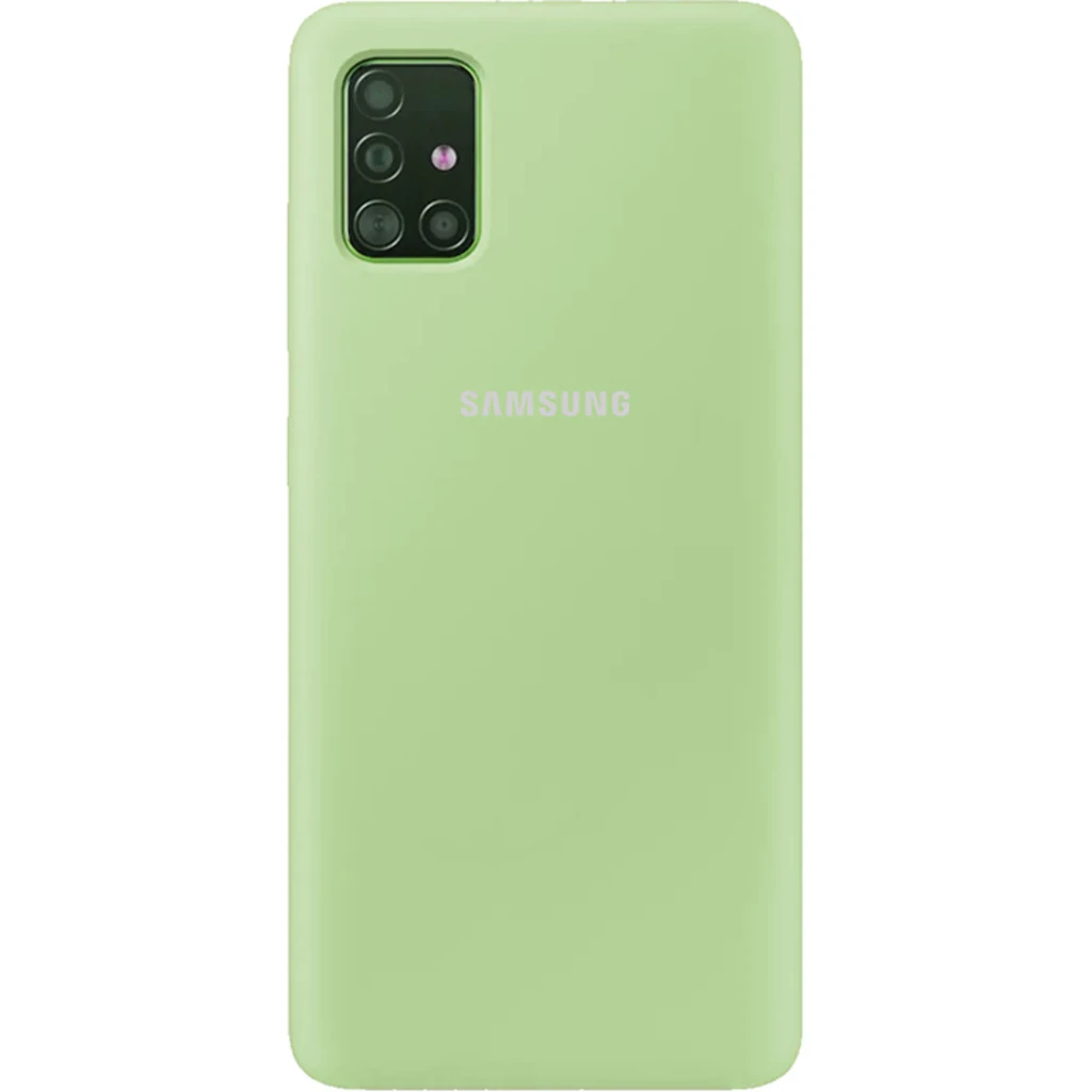 Чехол Silicone Case Full Protective Mint для Samsung Galaxy A51 SM-A515