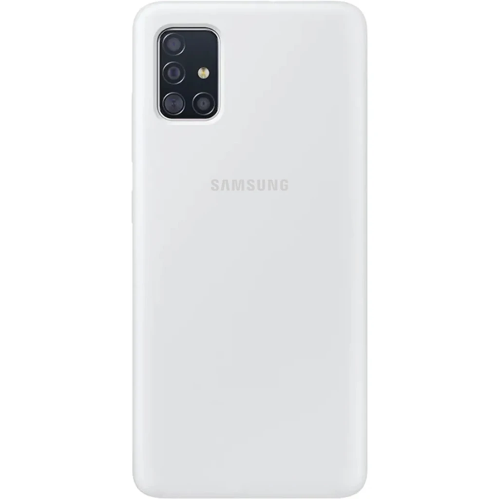 Чехол Silicone Case Full Protective White для Samsung Galaxy A51 SM-A515