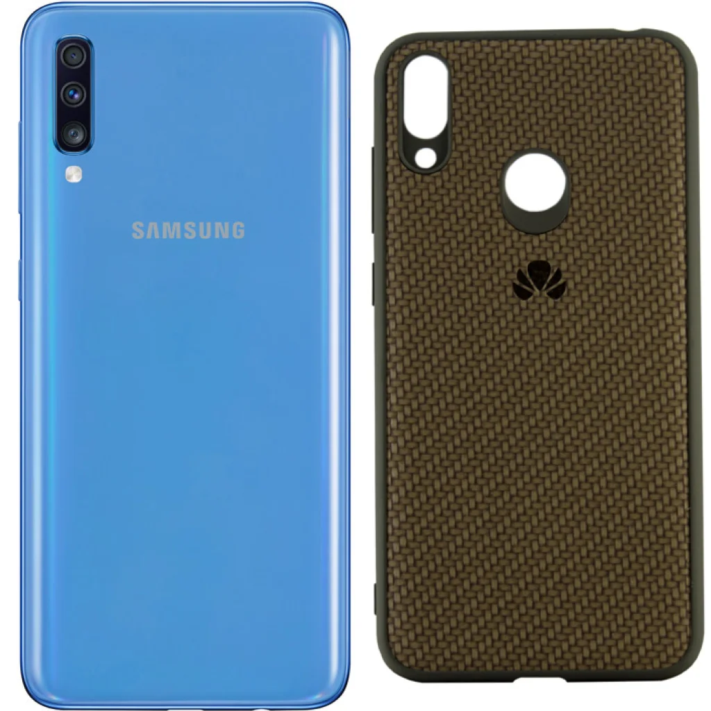 Чохол Samsung Galaxy A70 2019 SM-A705 Silicone Plexus Case Brown