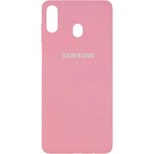 Колір: Рожевий - Чохол Silicone Case Full Protective Pink для Samsung Galaxy M20 SM-M205