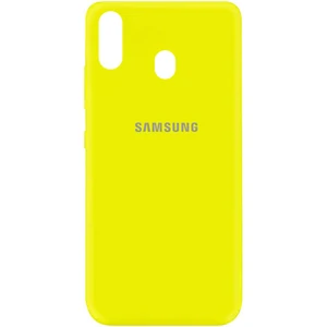 Колір: Жовтий - Чохол Silicone Case Full Protective Yellow для Samsung Galaxy M20 SM-M205