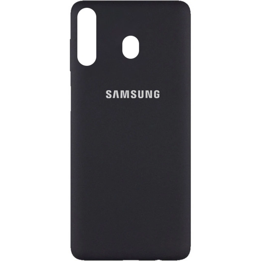 Чехол Silicone Case Full Protective Black для Samsung Galaxy M30 SM-M305
