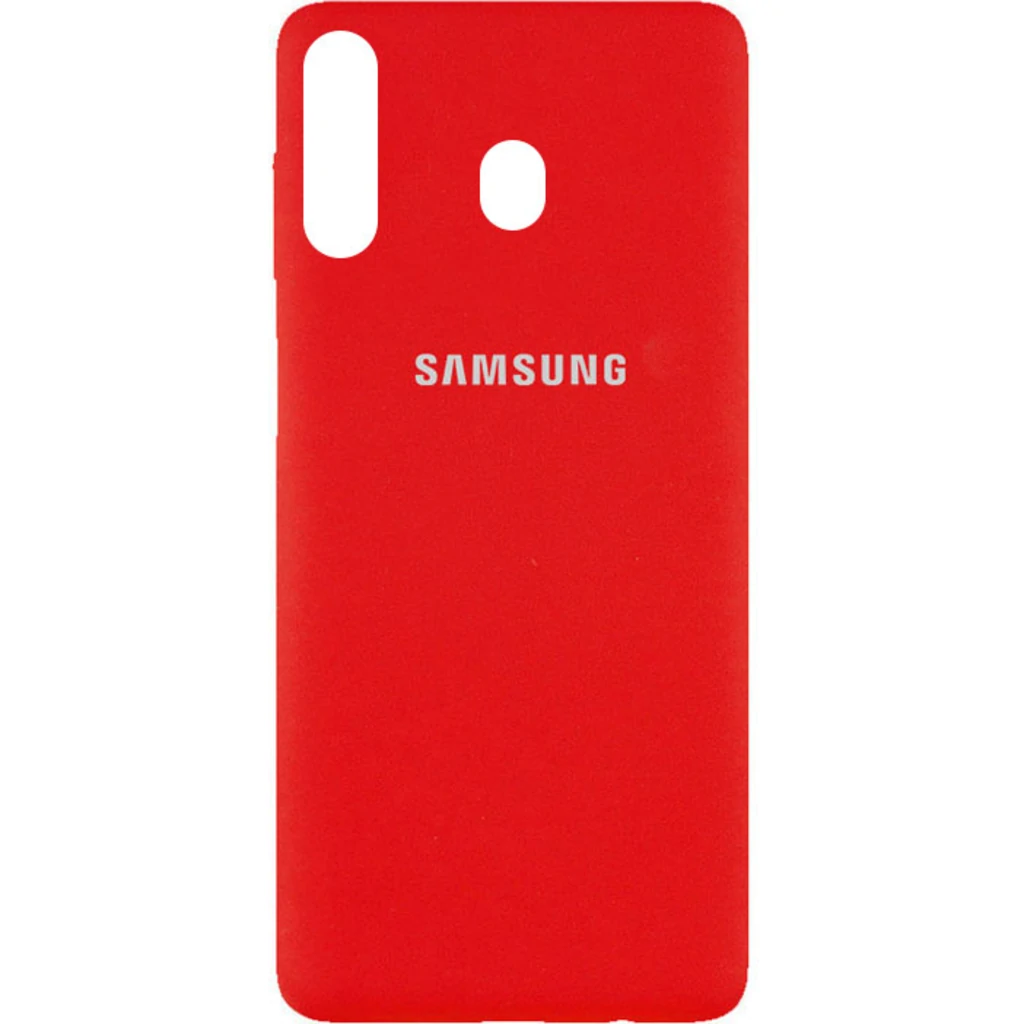 Чехол Silicone Case Full Protective Red для Samsung Galaxy M30 SM-M305