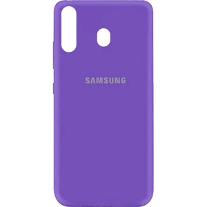 Цвет: Фиолетовый - Чехол Silicone Case Full Protective Violet для Samsung Galaxy M30 SM-M305