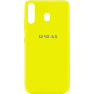 Цвет: Желтый - Чехол Silicone Case Full Protective Yellow для Samsung Galaxy M30 SM-M305