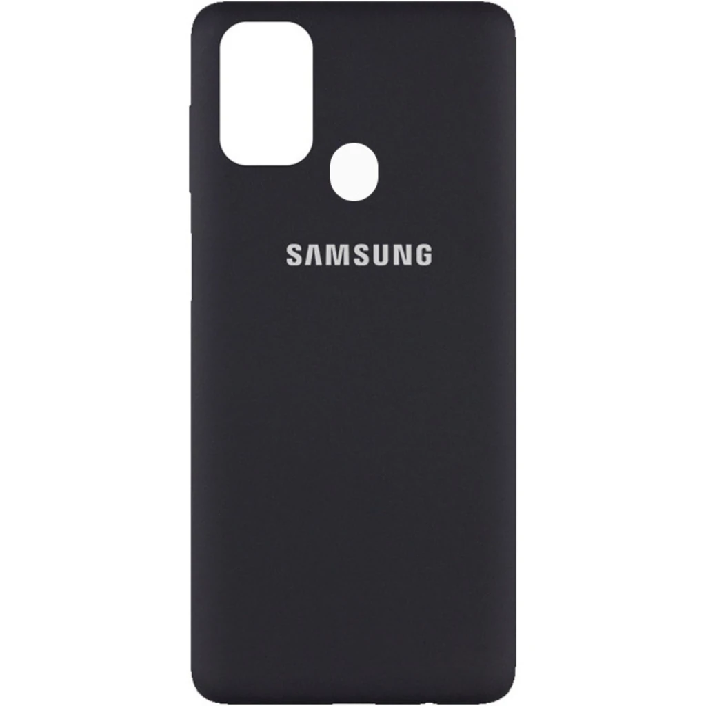 Чехол Silicone Case Full Protective Black для Samsung Galaxy M31 SM-M315