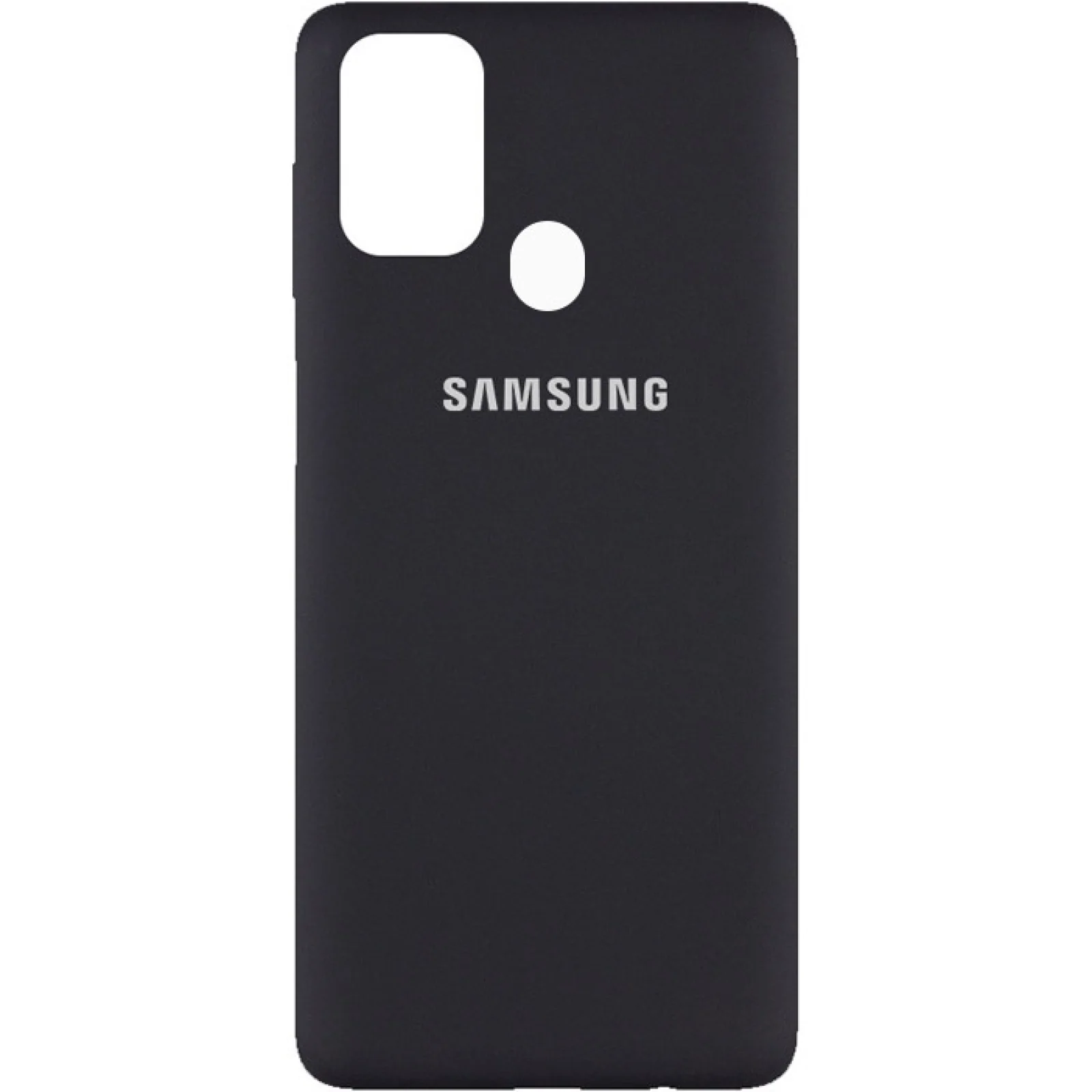 Чехол Silicone Case Full Protective Black для Samsung Galaxy M31 SM-M315