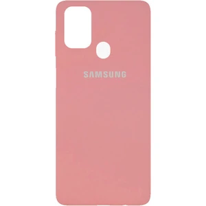 Цвет: Розовый - Чехол Silicone Case Full Protective Peach для Samsung Galaxy M31 SM-M315