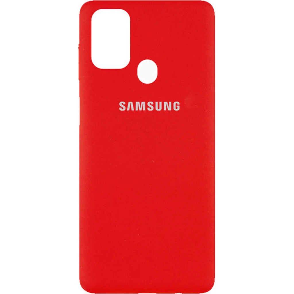Чехол Silicone Case Full Protective Red для Samsung Galaxy M31 SM-M315