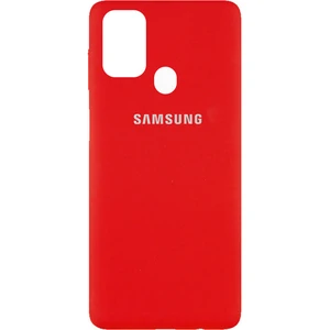 Цвет: Красный - Чехол Silicone Case Full Protective Red для Samsung Galaxy M31 SM-M315
