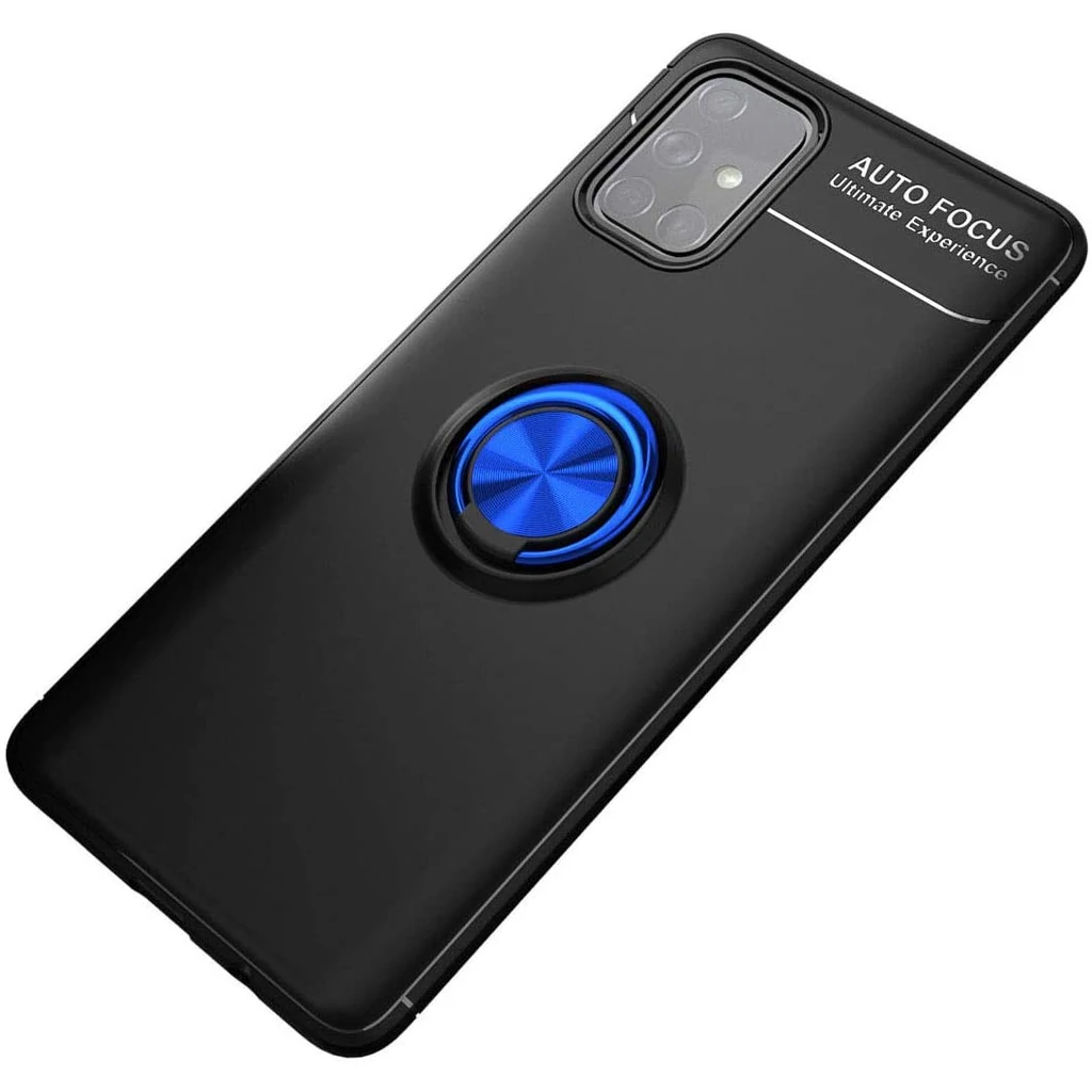 Чохол TPU Deen ColorRing Case Black Blue для Samsung Galaxy M31s SM-M317