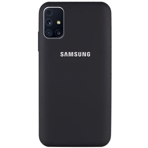 Чехол Silicone Case Full Protective Black для Samsung Galaxy M31s SM-M317