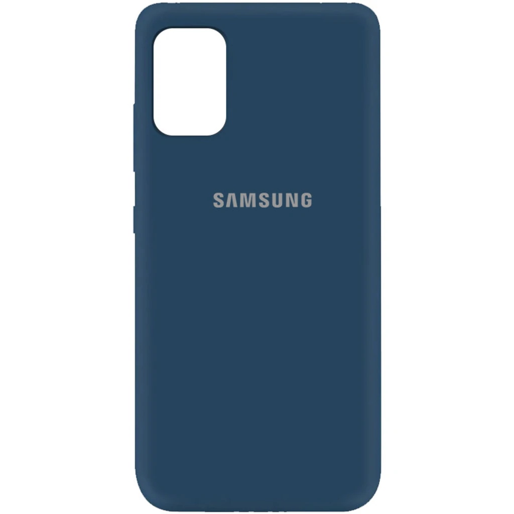 Чехол Silicone Case Full Protective Navy Blue для Samsung Galaxy M31s SM-M317