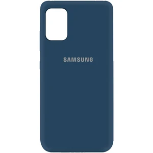 Цвет: Синий - Чехол Silicone Case Full Protective Navy Blue для Samsung Galaxy M31s SM-M317