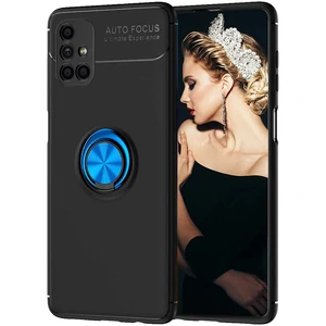 Чохол TPU Deen ColorRing Case Black Blue для Samsung Galaxy M51 SM-M515