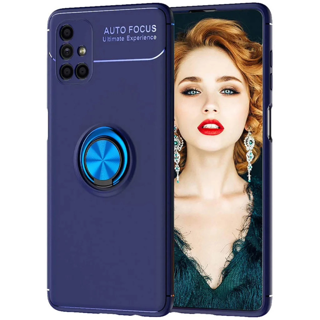 Чохол TPU Deen ColorRing Case Blue Blue для Samsung Galaxy M51 SM-M515