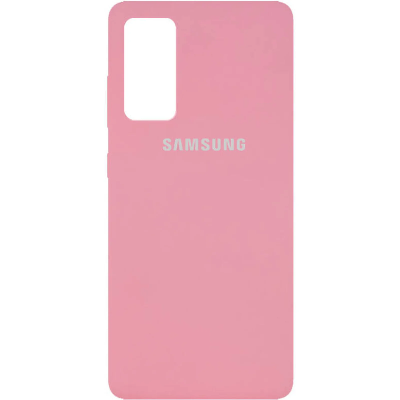 Чехол Silicone Case Full Protective Pink для Samsung Galaxy S20 FE SM-G780