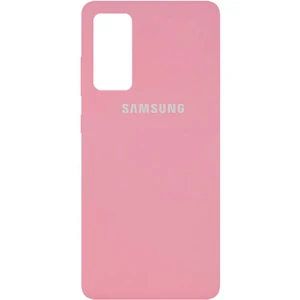Цвет: Розовый - Чехол Silicone Case Full Protective Pink для Samsung Galaxy S20 FE SM-G780