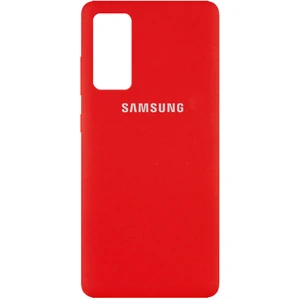 Цвет: Красный - Чехол Silicone Case Full Protective Red для Samsung Galaxy S20 FE SM-G780
