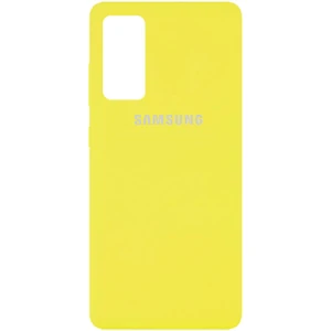 Цвет: Желтый - Чехол Silicone Case Full Protective Yellow для Samsung Galaxy S20 FE SM-G780