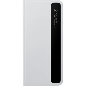 Цвет: Серый - Чехол Samsung Smart Clear View Cover Light Gray для Samsung Galaxy S21 Ultra SM-G998 (EF-ZG998CJEGRU)