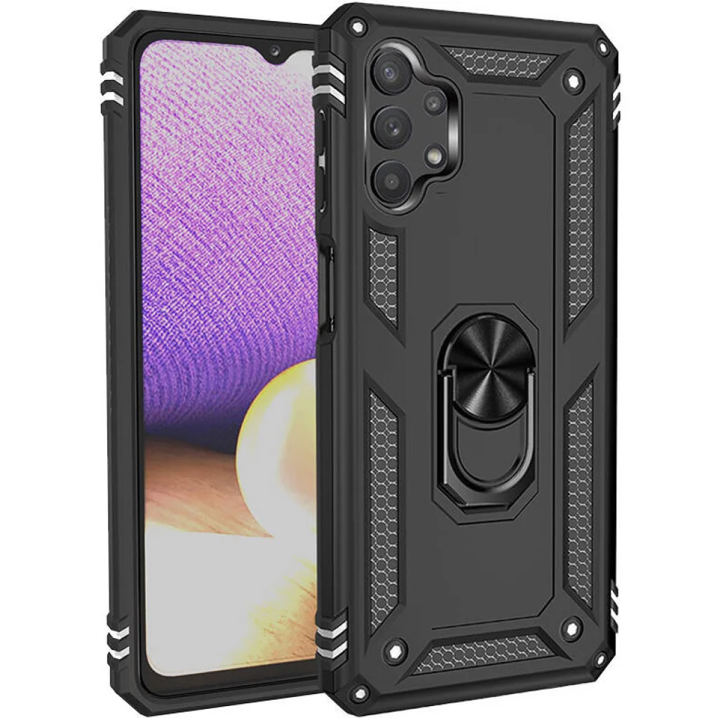 Накладка TPU Serge Ring Case Black для Samsung Galaxy A72 SM-A725