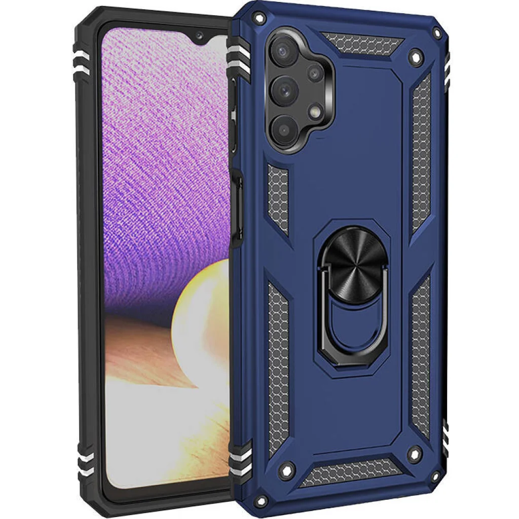 Накладка TPU Serge Ring Case Blue для Samsung Galaxy A72 SM-A725