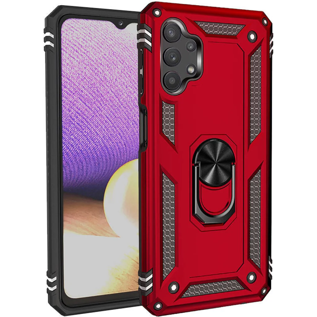 Накладка TPU Serge Ring Case Red для Samsung Galaxy A72 SM-A725